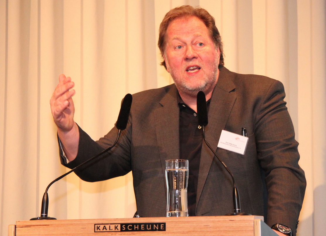 Will in der neuen Legislaturperiode auch über "Haftungsfragen von Hostprovidern im Internet" sprechen: Dieter Gorny, hier bei der BVMI-Kulturkonferenz im Frühjahr 2013 in Berlin