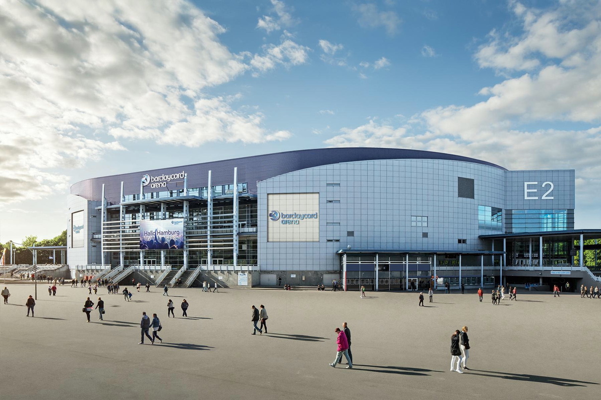 Hier geht es digital zu: die Hamburger Barclaycard Arena
