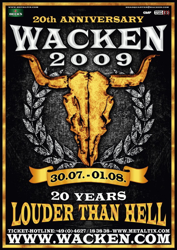 Top-Acts bis Weihnachten fix: Wacken Open Air