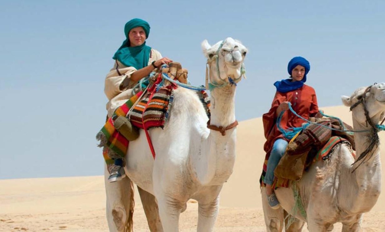 Erfolgsserie auch im Kino: Das Hörspiel zum vierten Film der "Fünf Freunde" - hier auf Kamelen in Ägypten" - erschien bei Europa