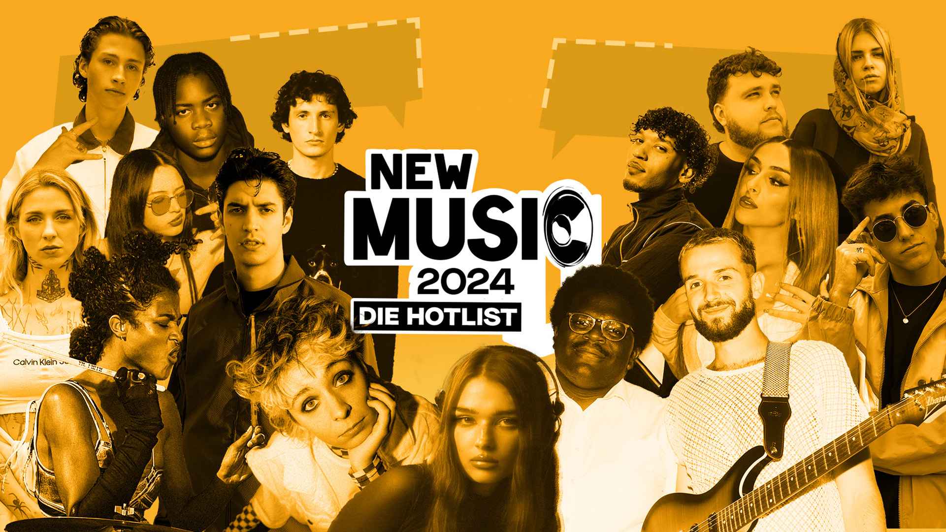 Stellt 15 vielversprechende neue Talente vor: die "New Music 2024"-Hotlist.