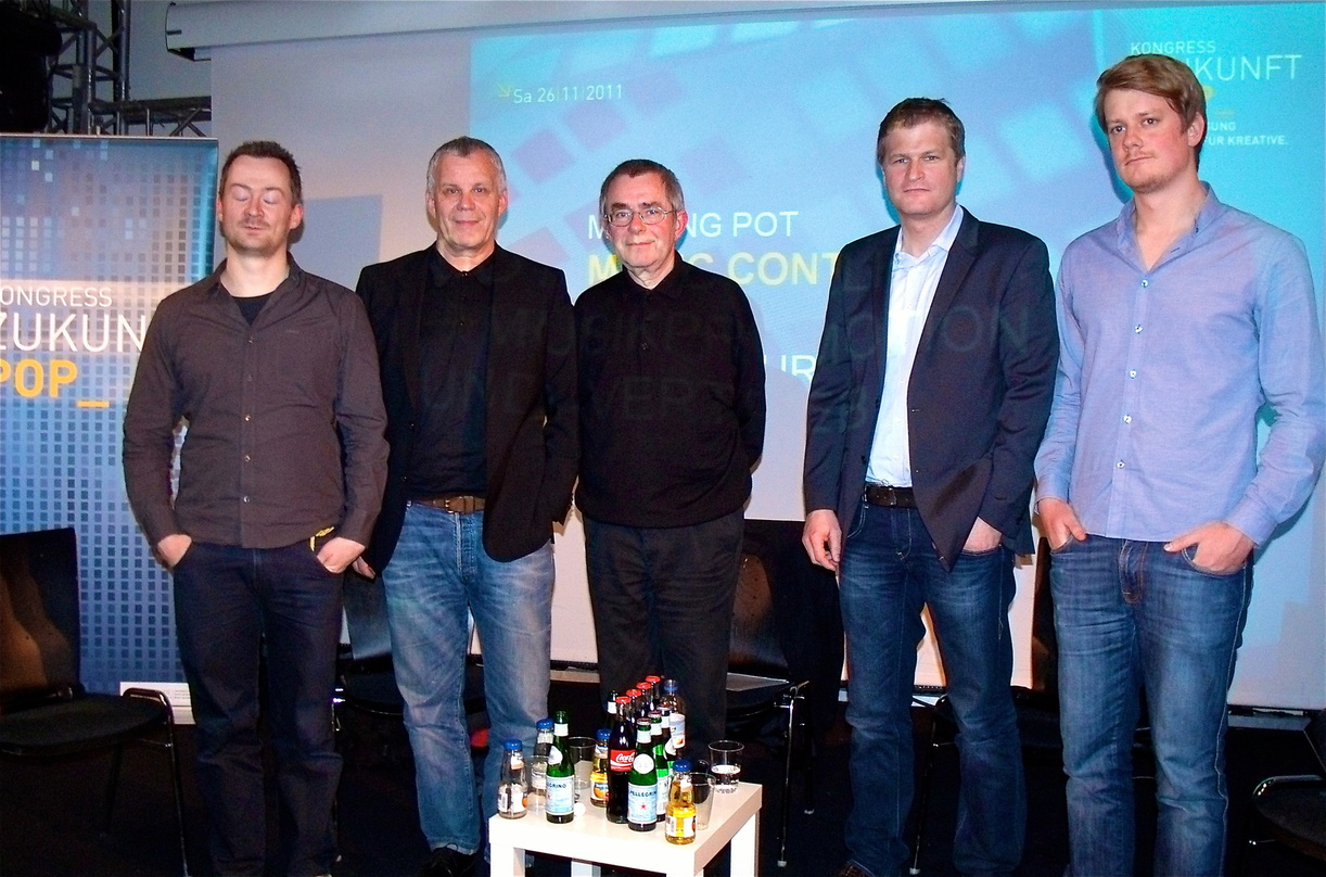 Gaben Ratschläge (v.l.n.r.): Moritz Sauer, Hubert Wandjo, Manfred Gillig-Degrave, Dirk Brünner, Colin Lovrinovic