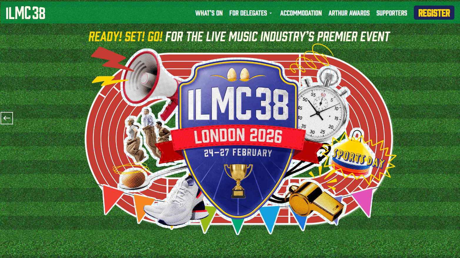 Steigt 2026 unter dem Motto "School Sports Day": die ILMC in London.