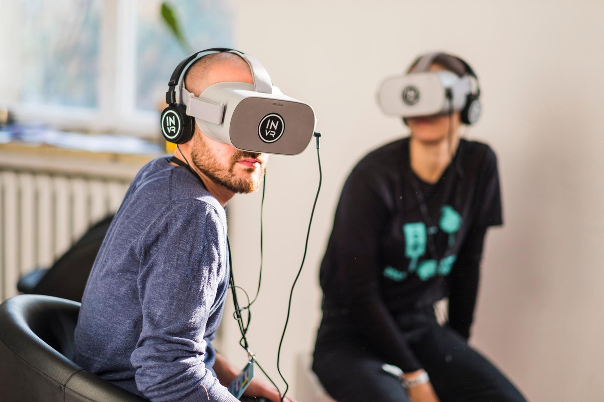 Funktioniert auch im musikalischen Kontext: Virtual Reality, hier auf der Konferenz Most Wanted: Music 2018