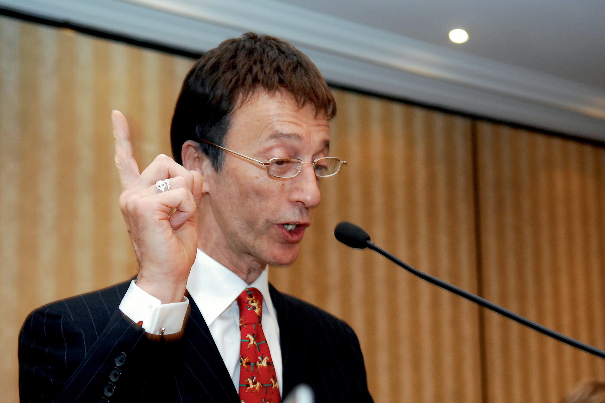 Macht sich für Autoren stark: Robin Gibb