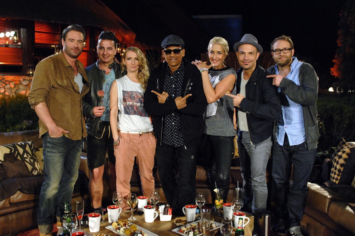 Eilen von Erfolg zu Erfolg (von links): Sasha, Andreas Gabalier, Sandra Nasic, Xavier Naidoo, Sarah Connor, Roger Cicero und Gregor Meyle