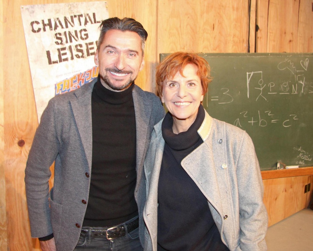 Bei der Vorstellung des Musicals im November 2017: Stephan Jaekel und Produzentin Simone Linhof (beide Stage Entertainment