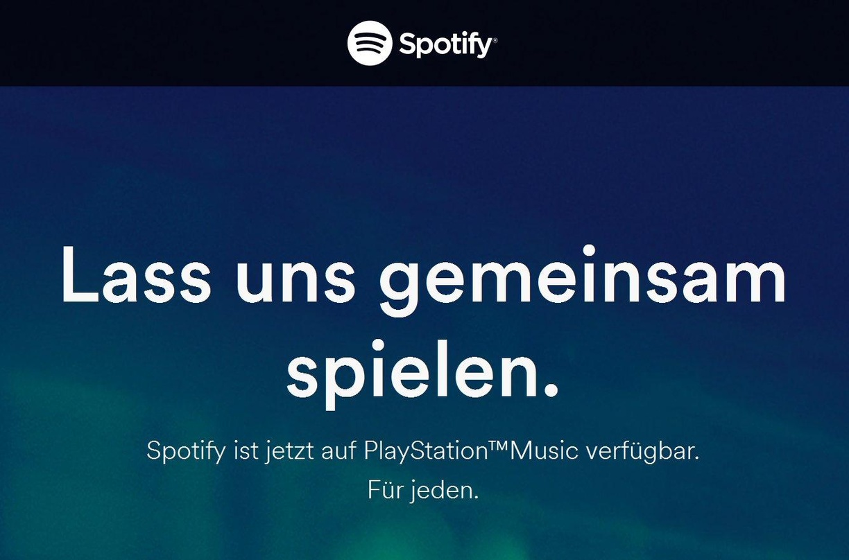 Spielen ab Ende März gemeinsam im PlayStation Network: Spotify und Sony arbeiten zunächst in 41 Nationen zusammen