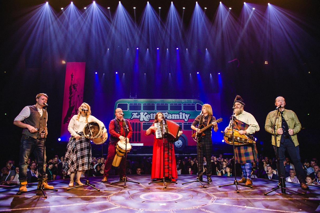 Stand im Mittelpunkt einer RTL-Show: die Kelly Family