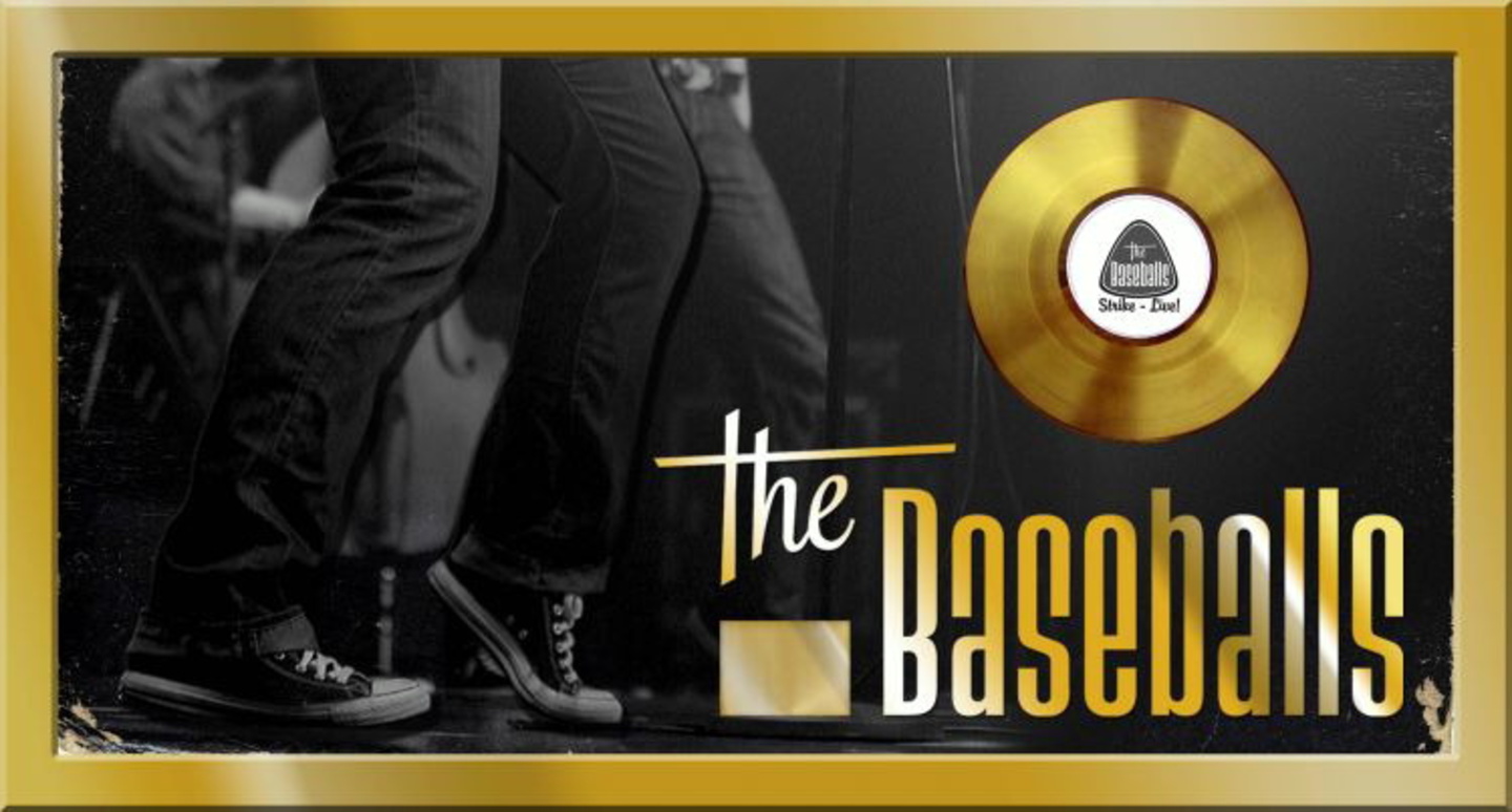 So soll er aussehen: Der Gold-Award für The Baseballs
