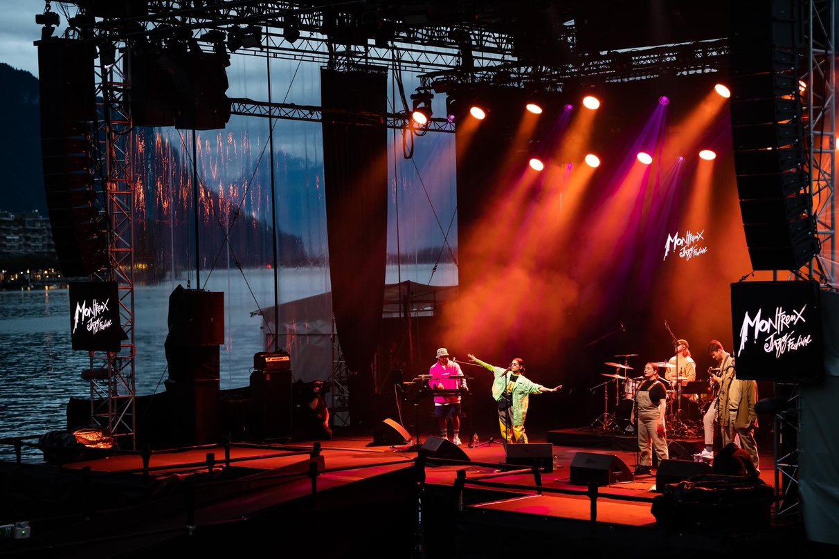 Gehörte zu den bisherigen MJF Spotlight-Künstler:innen: Priya Ragu beim Montreux Jazz Festival 2021