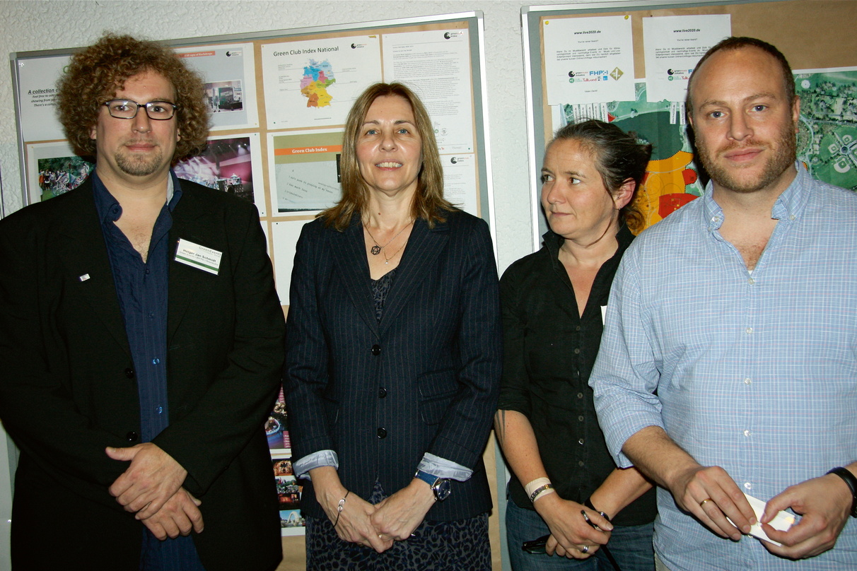 Haben mit der Go Group 2012 einen vollen Terminkalender (v.l.n.r.): Holger Jan Schmidt, Teresa Moore, Sabine Funk und Jacob Bilabel
