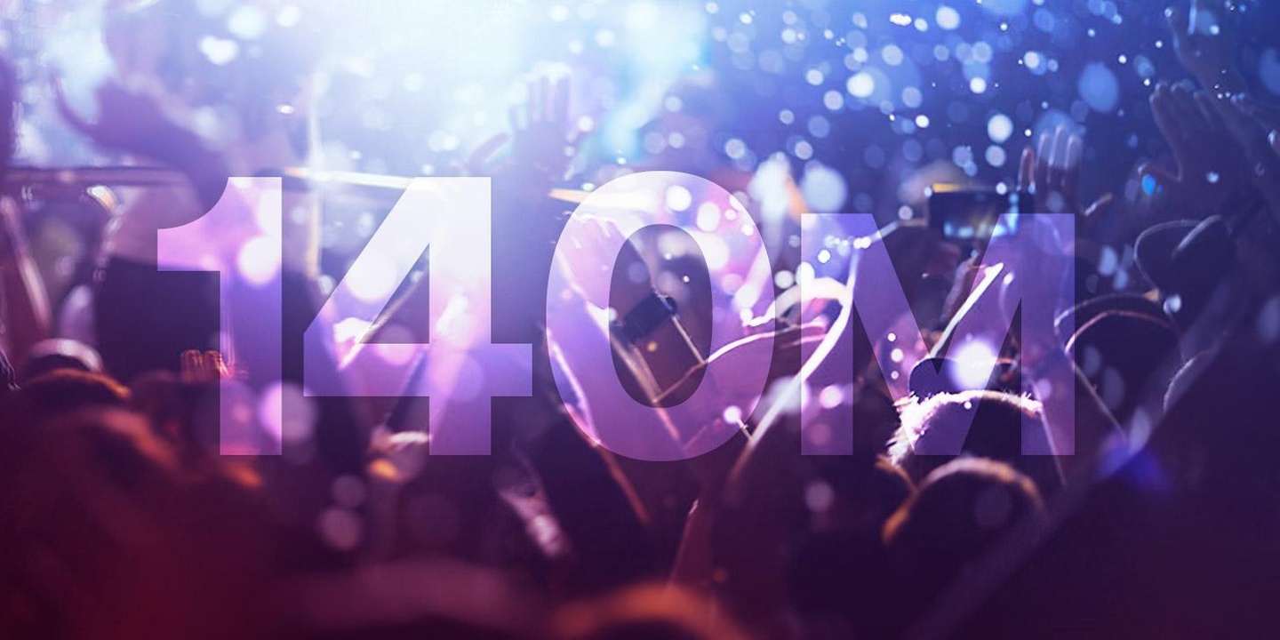 40 Prozent Zuwachs binnen zwölf Monaten: Spotify reklamiert für sich 140 Millionen Nutzer, die mindestens einmal monatlich auf den Streamingdienst zugreifen; Anfang Juni 2016 hatten die Be...