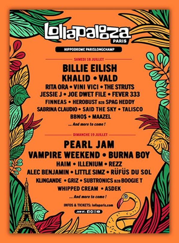 Fällt 2020 aus: Lollapalooza Paris