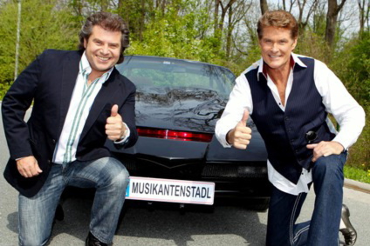 Machten gemeinsame Sache beim "Musikantenstadl": Andy Borg (l.) und David Hasselhoff