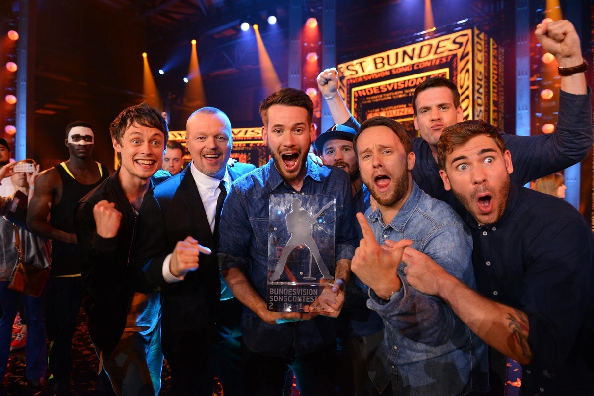 Die Sieger des Bundesvision Song Contests: Revolverheld mit Stefan Raab