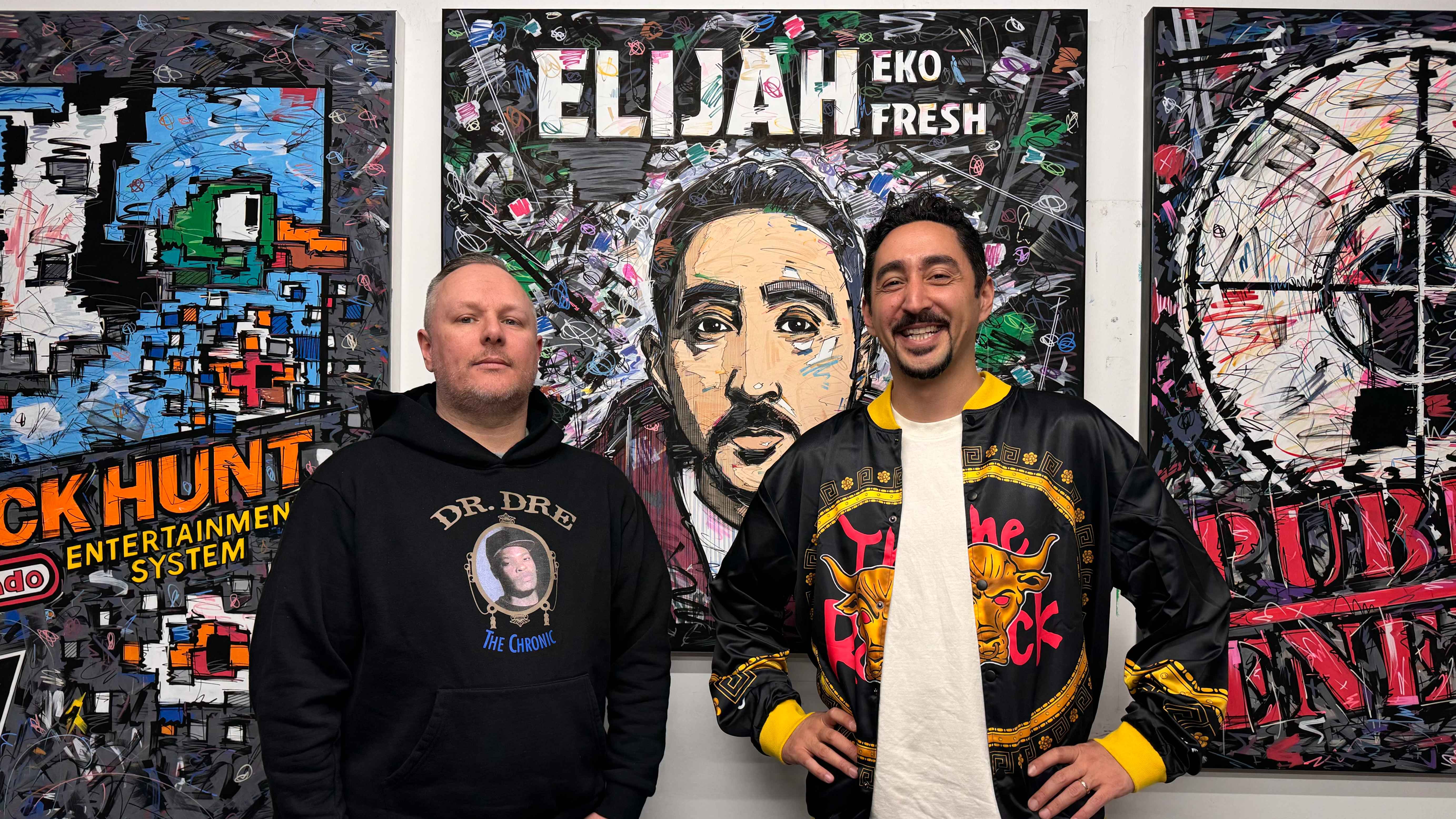 Kennen sich noch aus alten Zeiten: Timo Pieper (Senior A&R Vertigo/Capitol, links) und Eko Fresh.