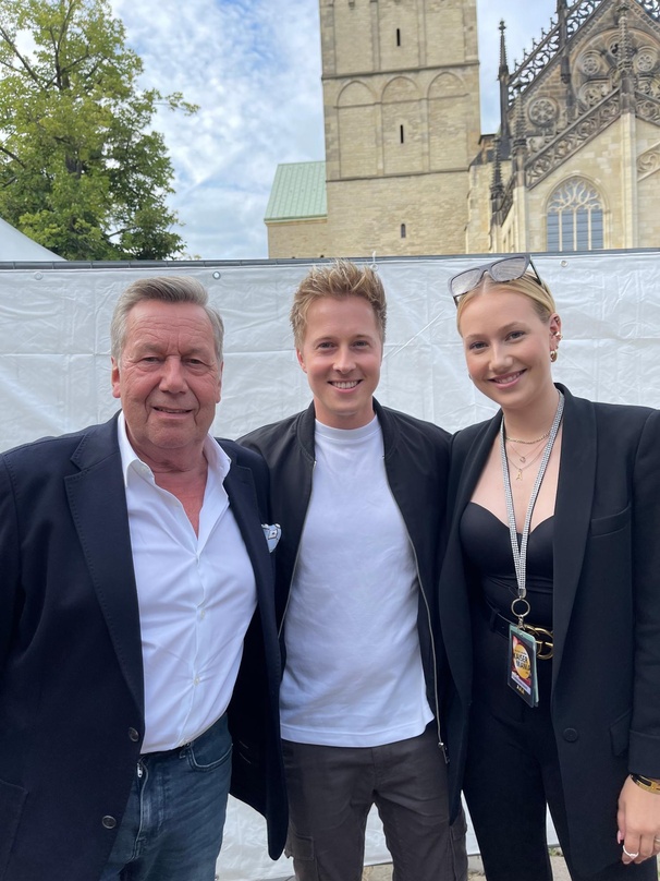 Arbeiten zusammen (von links): Roland Kaiser, Daniel Sommer und Annalena Kaiser