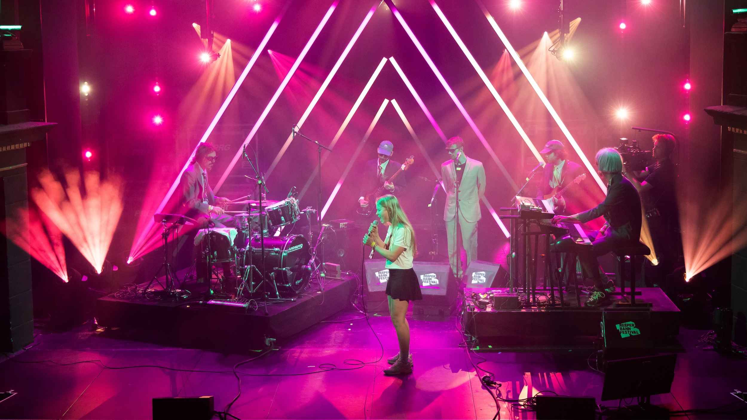 Bei ihrem Auftritt beim Anchor Award: die Siegerband strongboi.