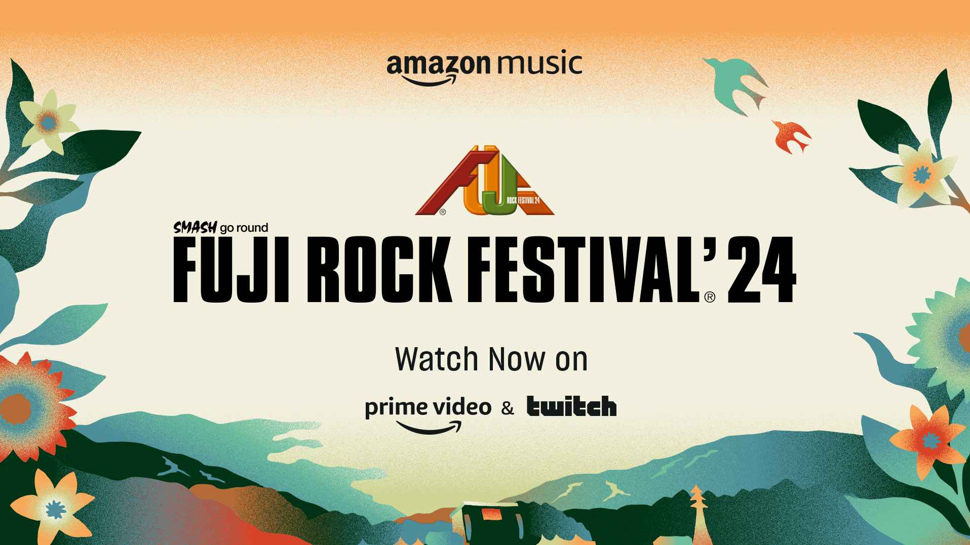 Amazon setzt seine Präsenz im Festivalsommer fort: Auch das Fuji Rock Festival kommt live beim Streamingdienst.