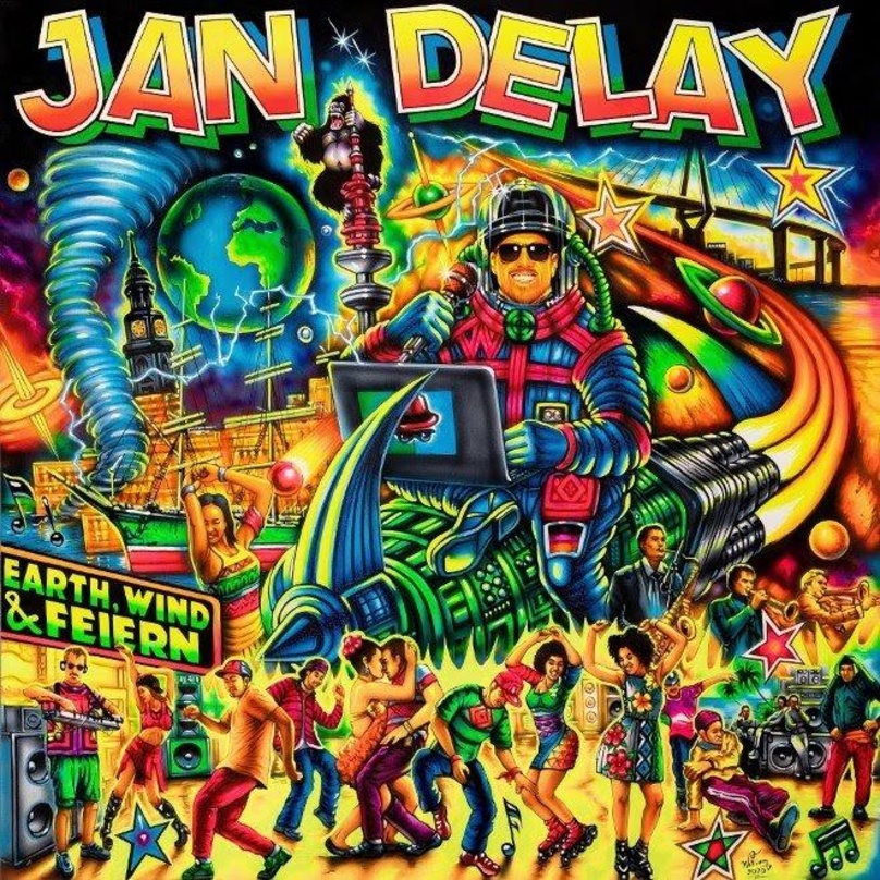 36ca112f0ebc3d2a074ae6a472be6c29cf13000f7f6c7c81ae71573ca891d665 Jan Delay veröffentlicht am 21. Mai über Universal Music sein neues Album "Earth, Wind & Feiern"