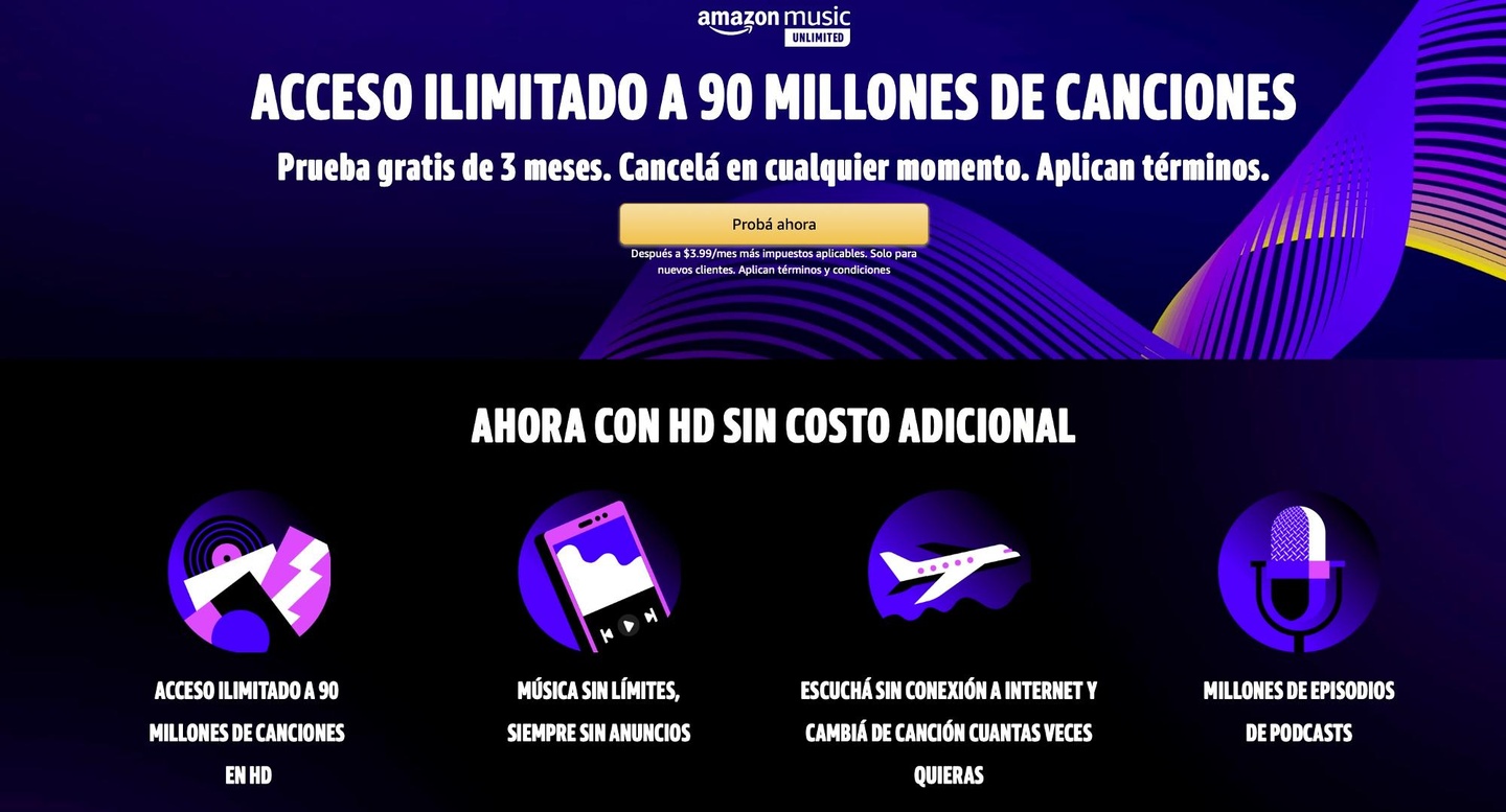 Wirbt für seinen Musikstreamingdienst in Argentinien: Amazon