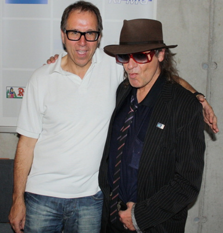 Plauderten in der Popakademie: Udo Dahmen (l.) und Udo Lindenberg