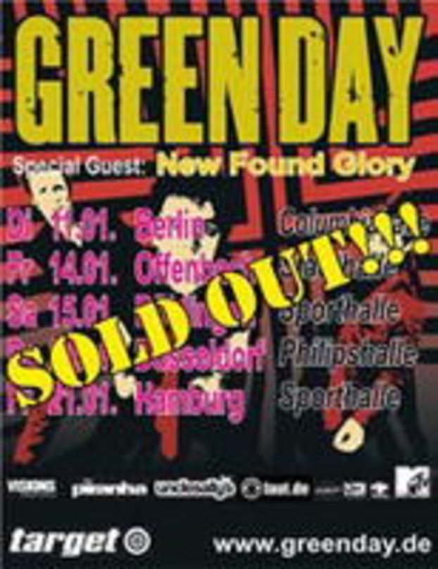Ausverkaufte Deutschlandtour: Green Day