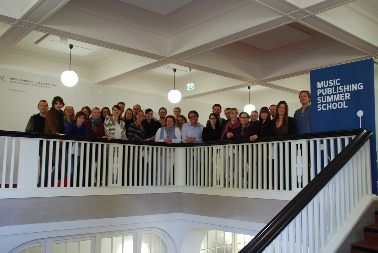 Referenten und Teilnehmer bei der Music Publishing Summer School