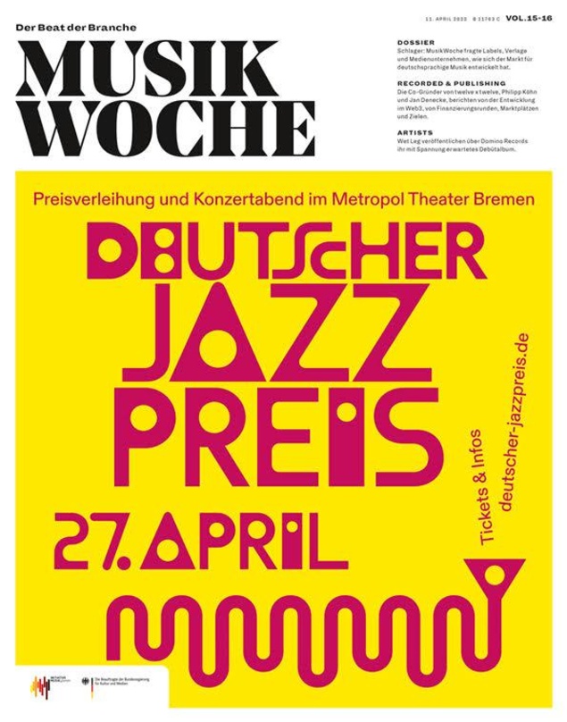 Die E-Paper-Ausgabe von MusikWoche Vol. 15+16 2022