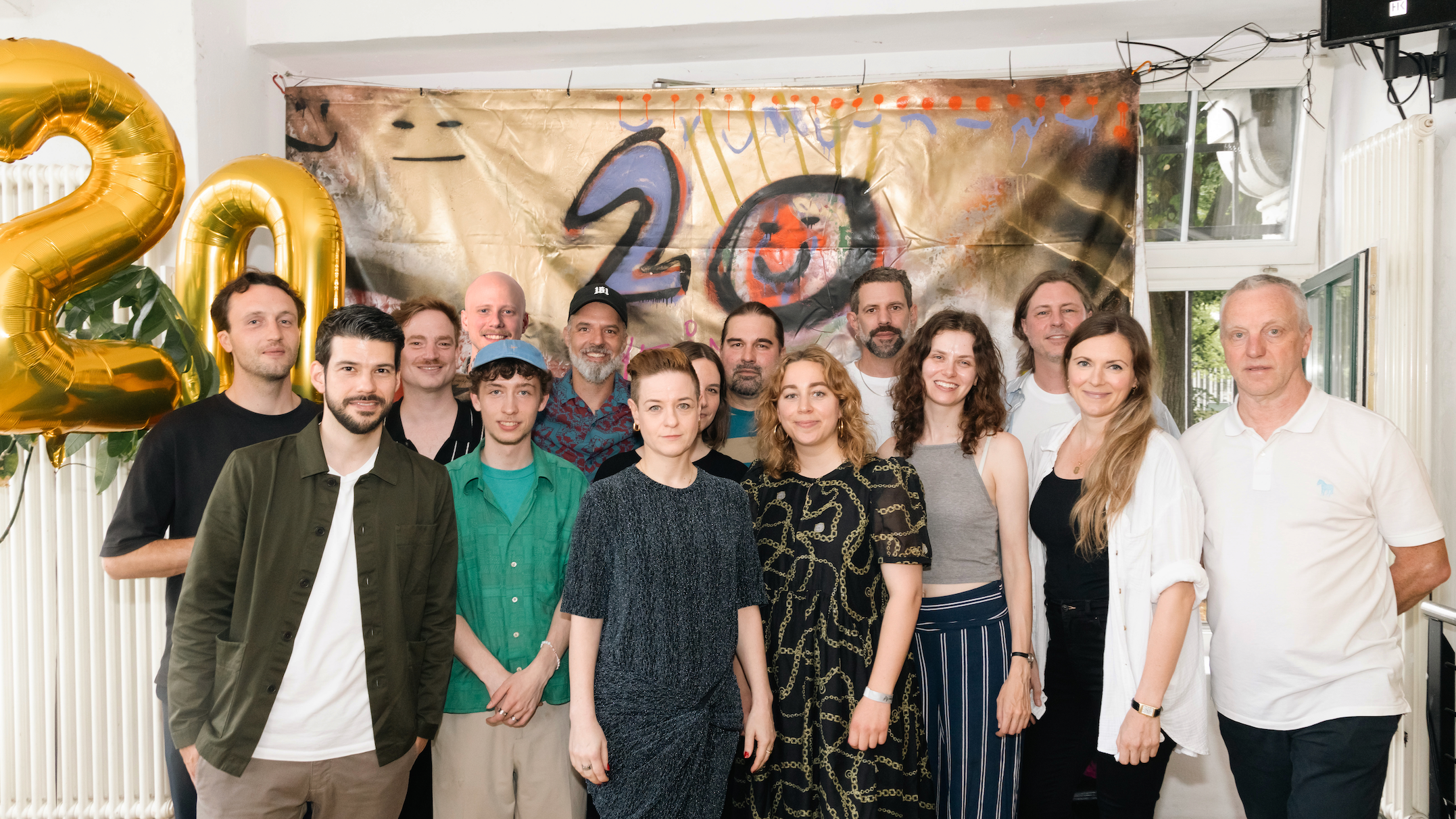 Feierten den 20. (von links): William Hallström (SVP UK + The Nordics), Michael Schick (Director Strategy & New Business), Lars Beermann (Label Manager), Paul Ernst (Label Manager), Laurin...