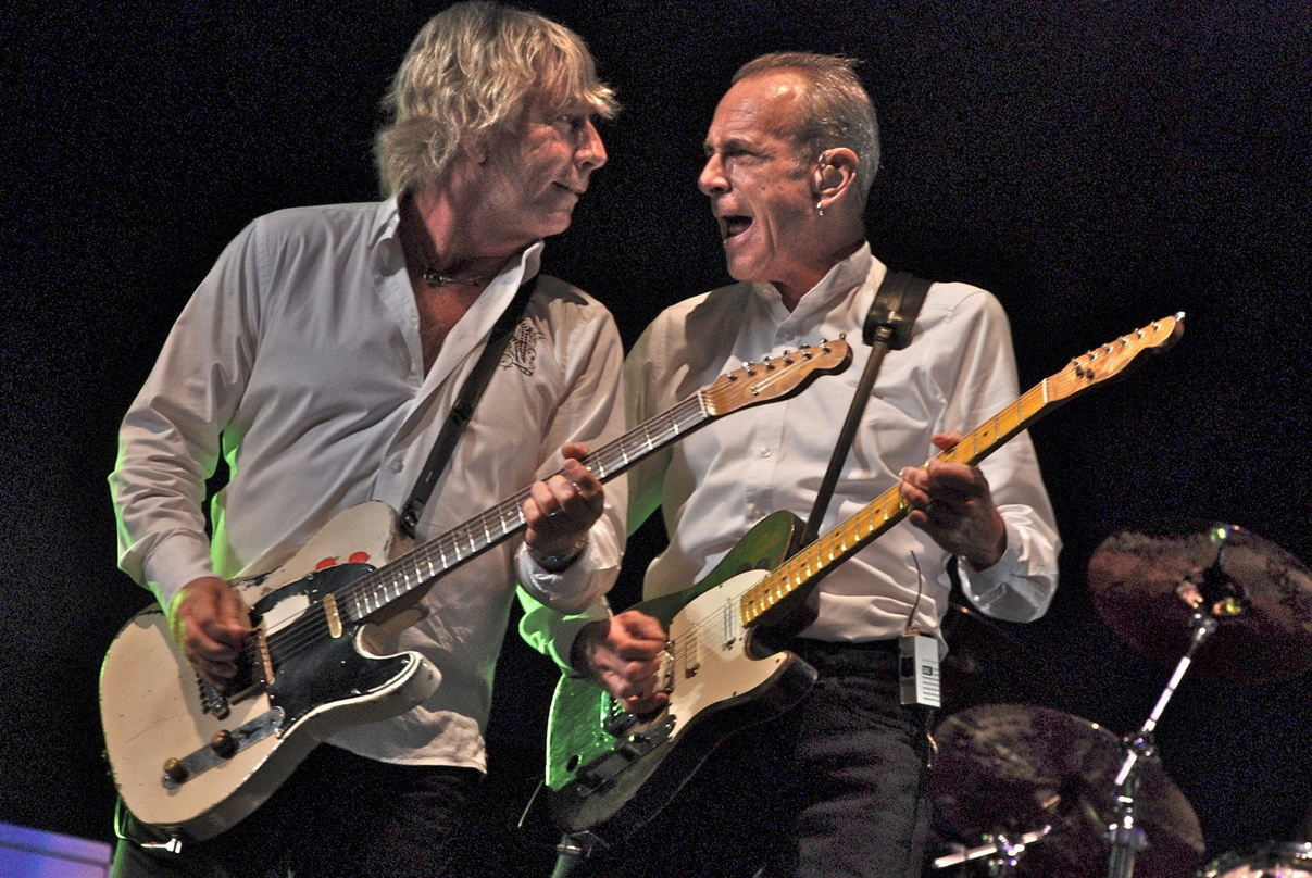 Rocken mit Status Quo bald wieder auf deutschen Bühnen: Rick Parfitt (l.) und Francis Rossi