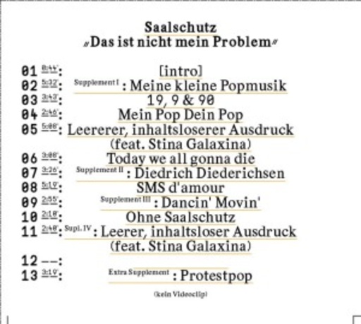Saalschutz – Das ist nicht mein Problem