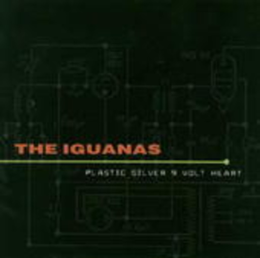 Iguanas – Plastic Silver 9 Volt Heart