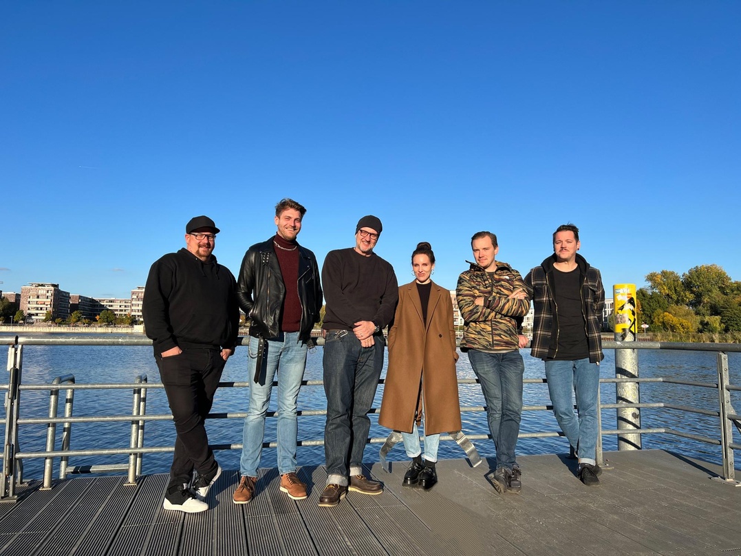 Bilden nun ein Team (von links): Niko Tsagarakis, Florian Kreutzfeldt, Axel Erler, Luisa Drywa, Nico Meckelnburg und Dominik Würth