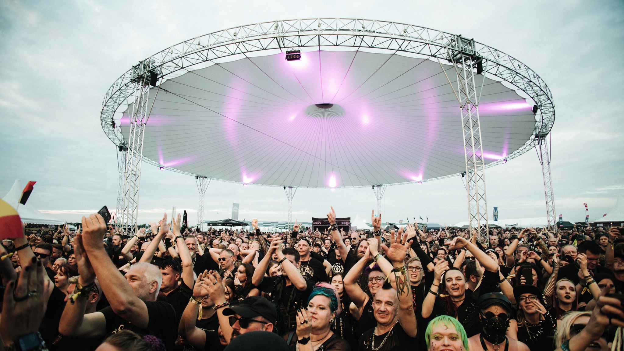 Zog 25.000 Gothic-Fans an: das M'era Luna in Hildesheim.