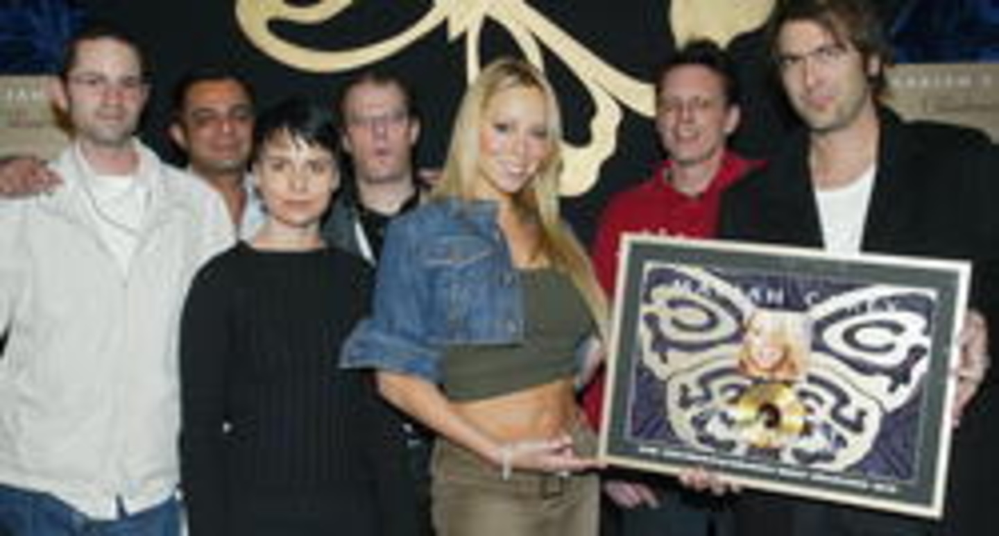 Prominenter Besuch im Club Kaufleuten: Mariah Carey und das schweizer Universal-Team