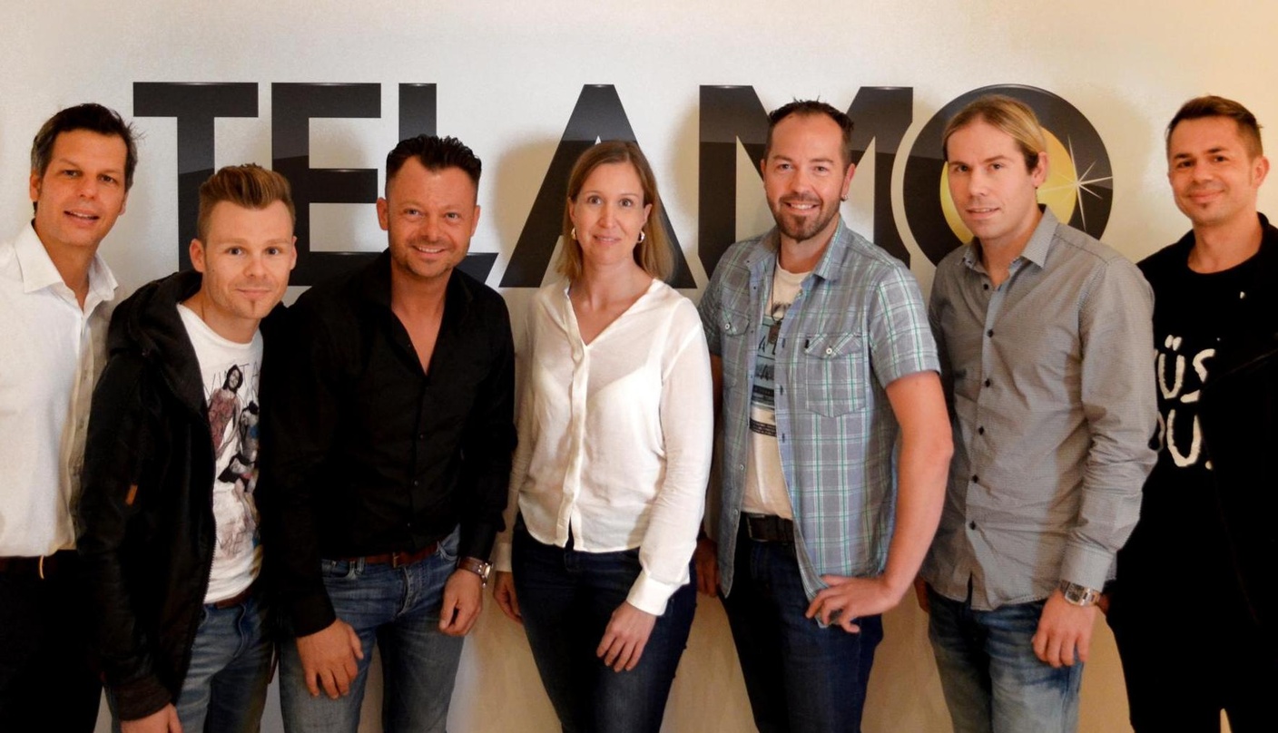 Trafen sich in München (von links): Ken Otremba (Geschäftsführer Telamo), Siegi Maier (Wahnsinns3), Jürgen Maier (Wahnsinns3), Birte Goldbrunner (Director Marketing Telamo), Mario Bröslmey...