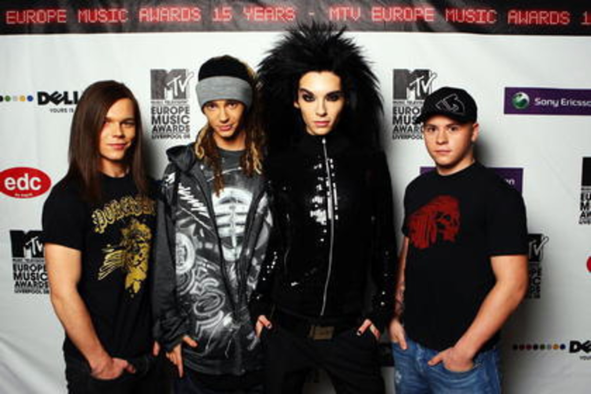 Können ihren nächsten MTV-Award vielleicht in Berlin abholen: Tokio Hotel, hier bei den Awards in Liverpool 2008