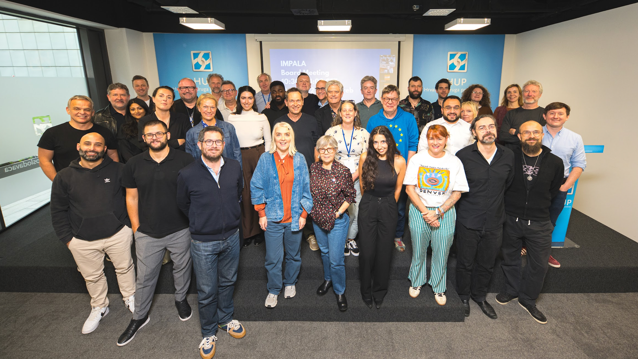 Bei der Jahreshauptversammlung des Impala-Verbands in Zagreb: die Mitglieder des Executive Boards um den Vorstandsvorsitzenden Dario Draštata Geschäftsführerin Helen Smith und President Fr...