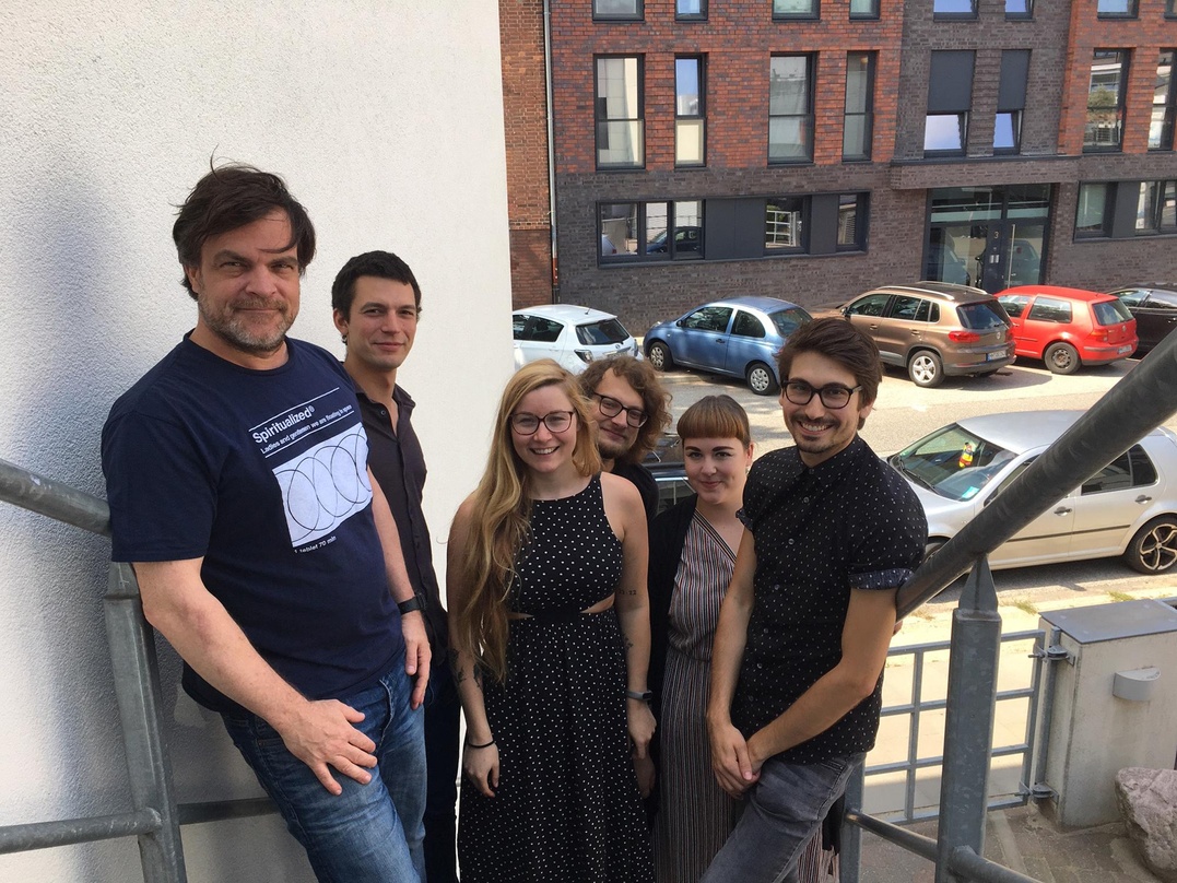 Arbeiten ab September gemeinsam (von links): Jan Köpke, Arthur Vaccari, Giuliana Jacobi (Radio), Thomas Raich (Print, Online), Lisa Ostheimer (Print, Online) und Quirin Fischer (Radio, Tea...