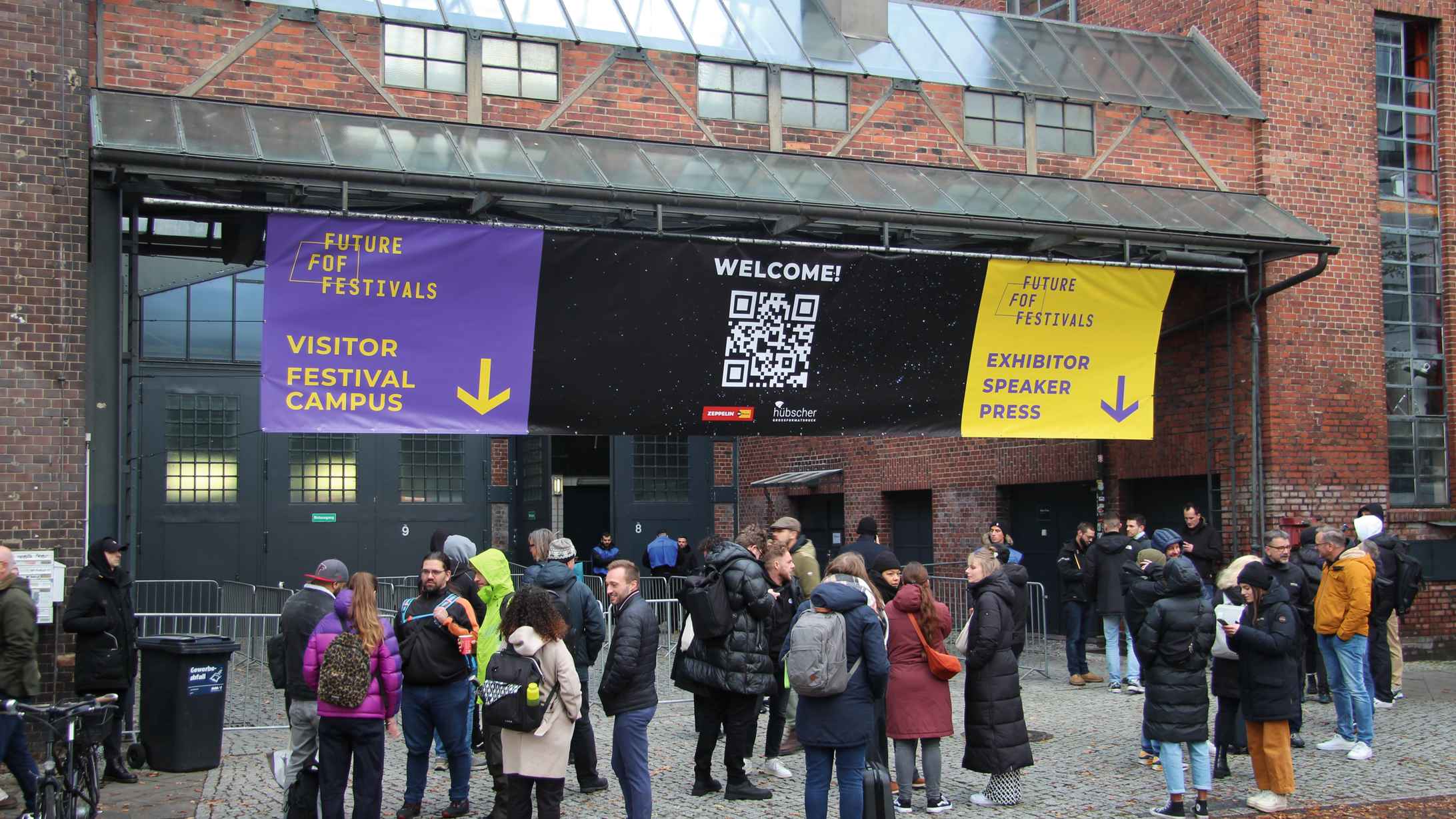 Zum letzten Mal Heimat von Future of Festivals: die Arena Berlin in Treptow.
