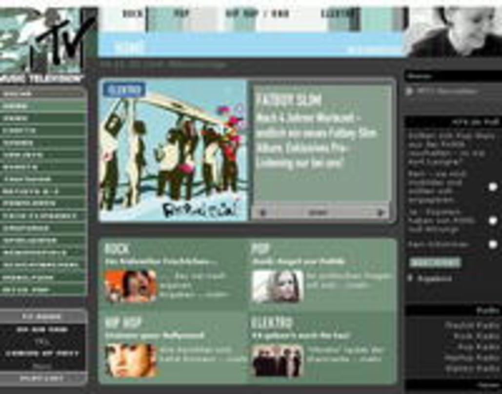 Überzeugte die Internetnutzer: www.mtv.de