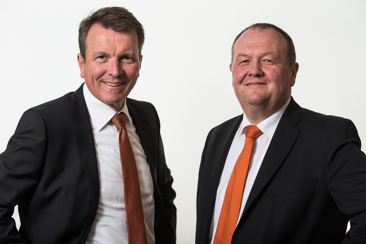 Bilanzieren ein Rekordjahr: Andreas Kroll (links) und Martin Rau, die beiden in.Stuttgart-Geschäftsführer