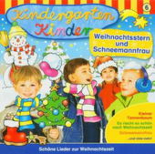 Diverse – Kindergarten Kinder - Weihnachtsstern und Schneemannsfrau