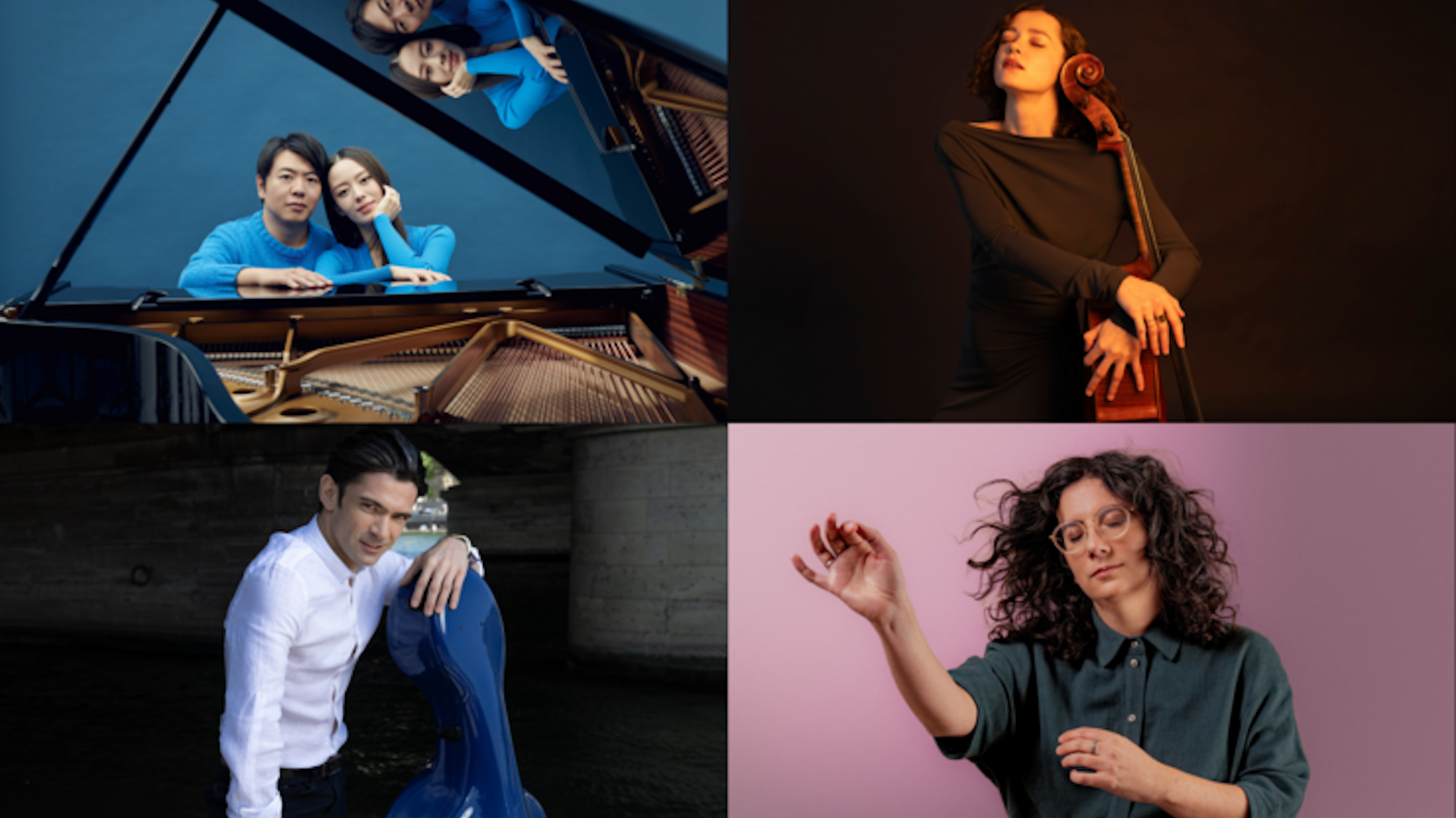 3c7806bf aae9 492b b8b0 54d4ef2b6704 Beim Opus Klassik Wochenende live dabei: (von oben im Uhrzeigersinn): Lang Lang, Anastasia Kobekina, Gautier Capuçon und Alexandra Stréliski.