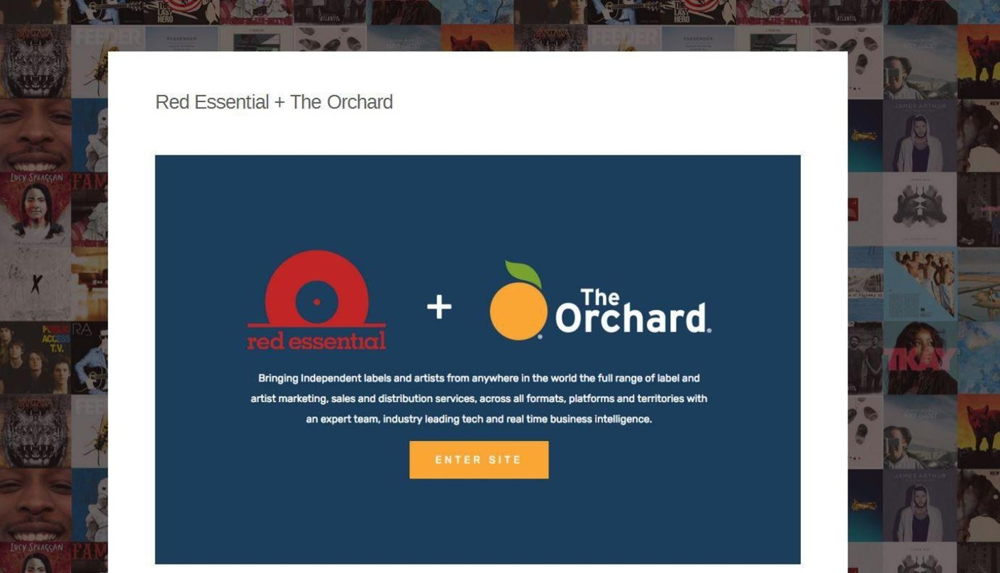 Verschmelzen zu einer Firma: Red Esstial und The Orchard