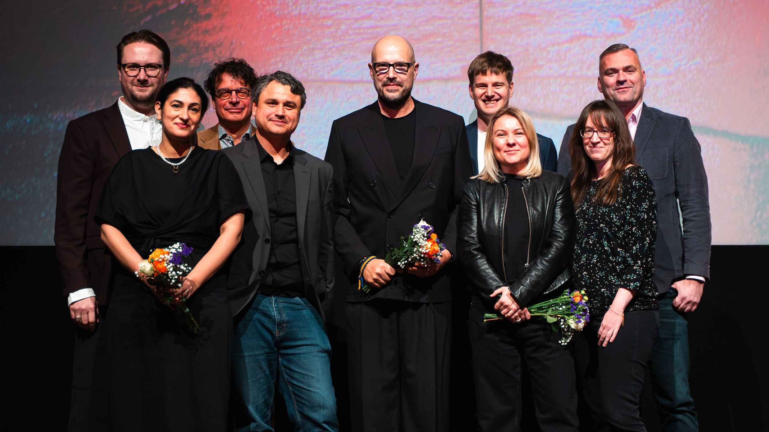 In der Hauptstadt (von links): Maximilian Leonhardt (Senior Digital Marketing Manager Sony Classical Germany), Aida Baghernejad, Kai-Uwe Diaz Philipp (Senior Communication Manager Sony Cla...
