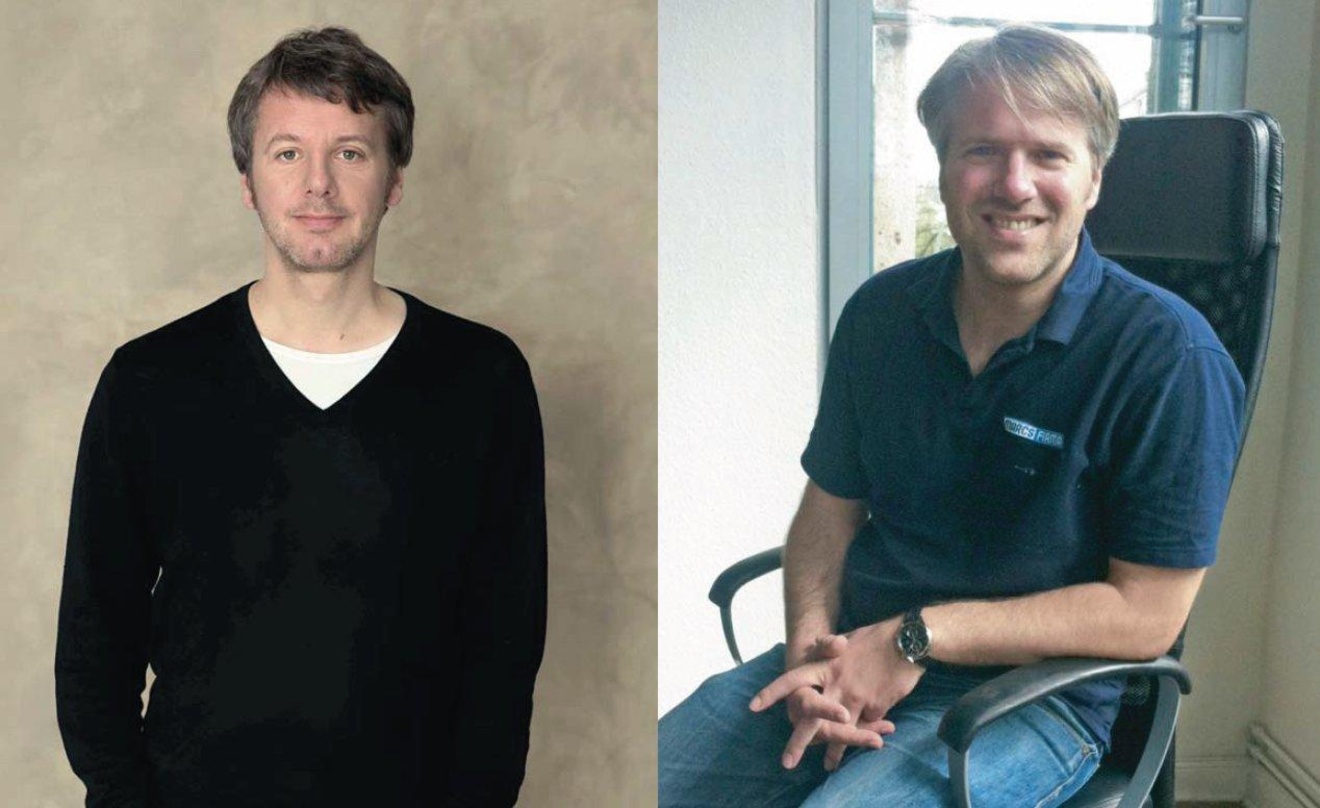Rücken Merchandising in den Fokus: Detlef Schwarte (links) und Marc Feldmann