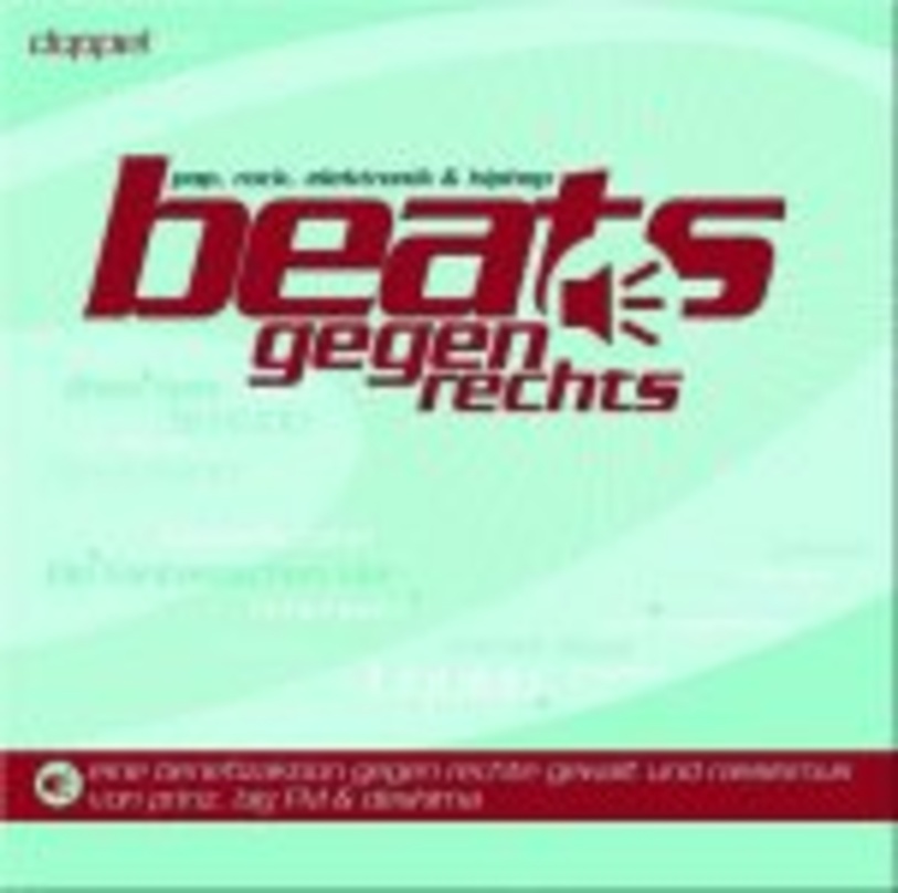 Kopplung mit Botschaft: "beats gegen rechts"